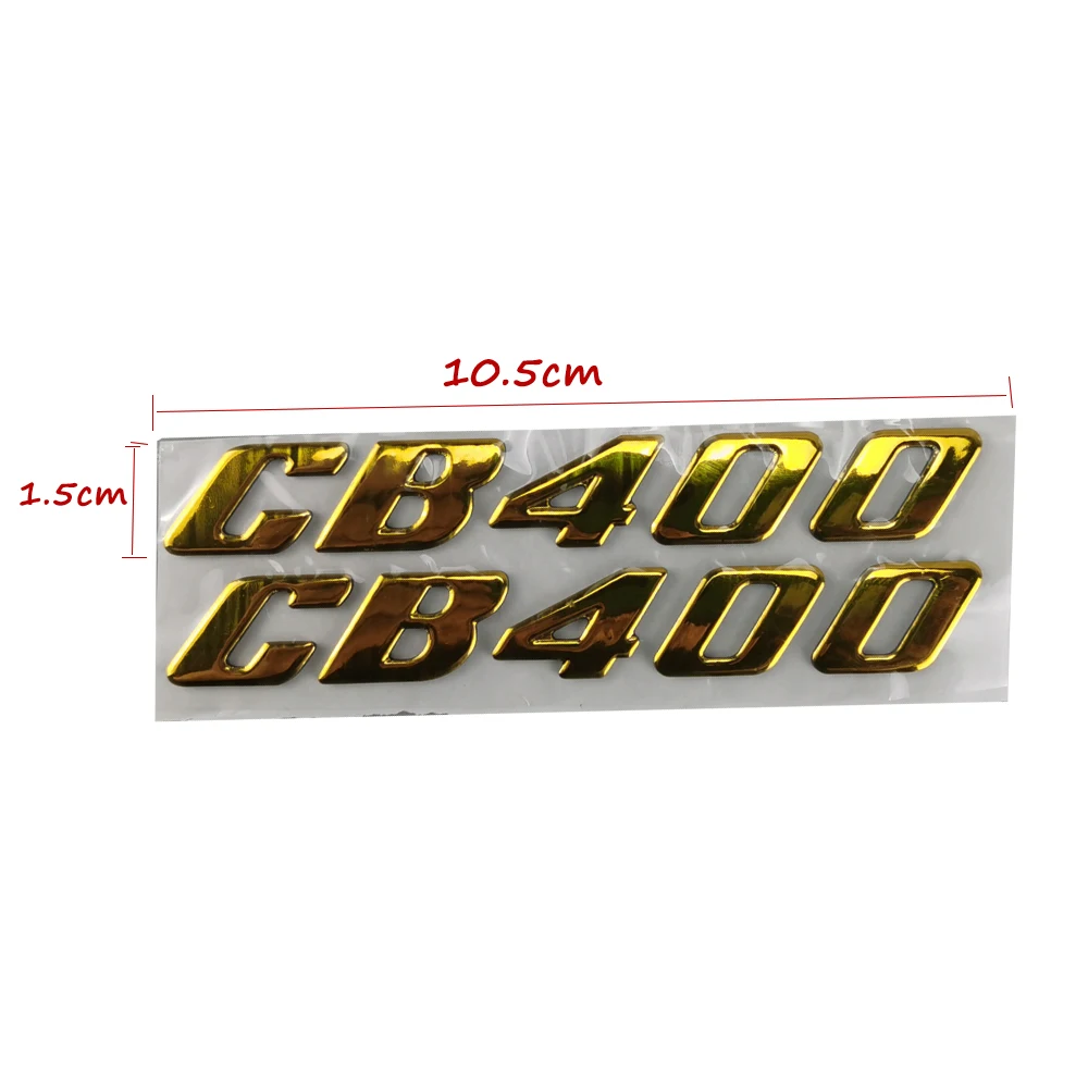 Motorcycle 3D Emblem Badge Decal Tank Wheel CB400 Sticker For Honda CB400 CB400SF CB 400 Super Four VTEC