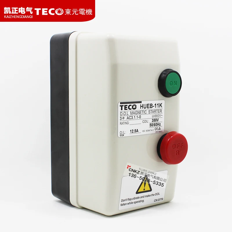 

Brand new original authentic TECO TAIAN AC electromagnetic switch starter HUEB-11K instead of HUE-11K