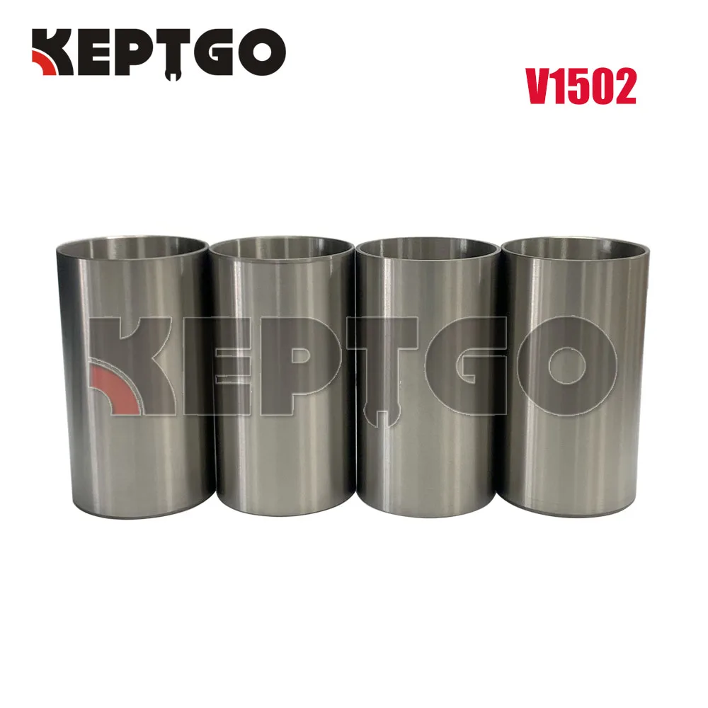 New 4 PCS V1502 V1502C Engine Cylinder Liners  Semi-finished For Kubota