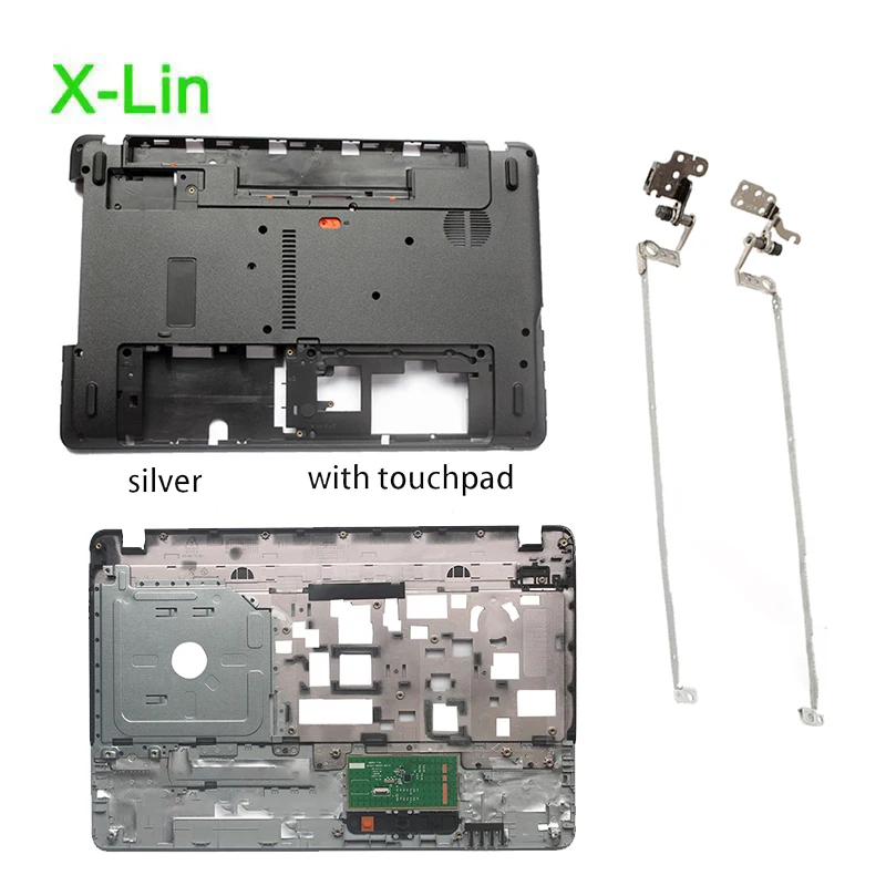 Cubierta inferior con bisagra para portátil Acer, cubierta superior e inferior para E1-571, E1-521, 571G, 531G, reposamanos, HDD