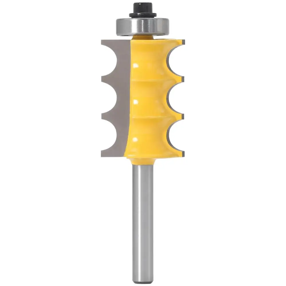 Imagem -04 - Triplo Bead Coluna Moldagem Router Bit Tenon Cutter Carpintaria Fresas Alta Qualidade Shank mm 1pc