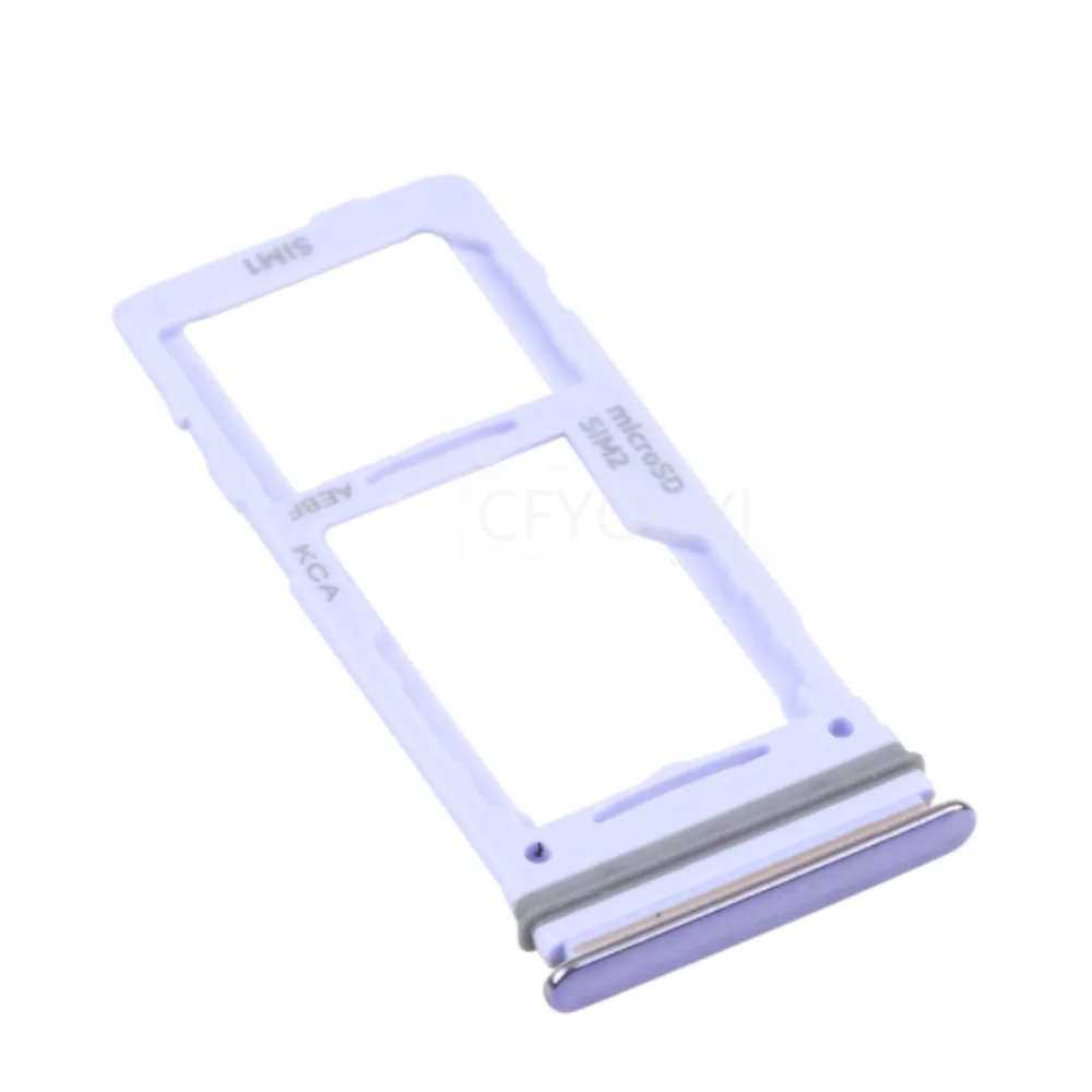 New For Samsung Galaxy A52 A525 / A72 A725 SIM Card Tray + SIM Card Tray / Micro SD Card Tray