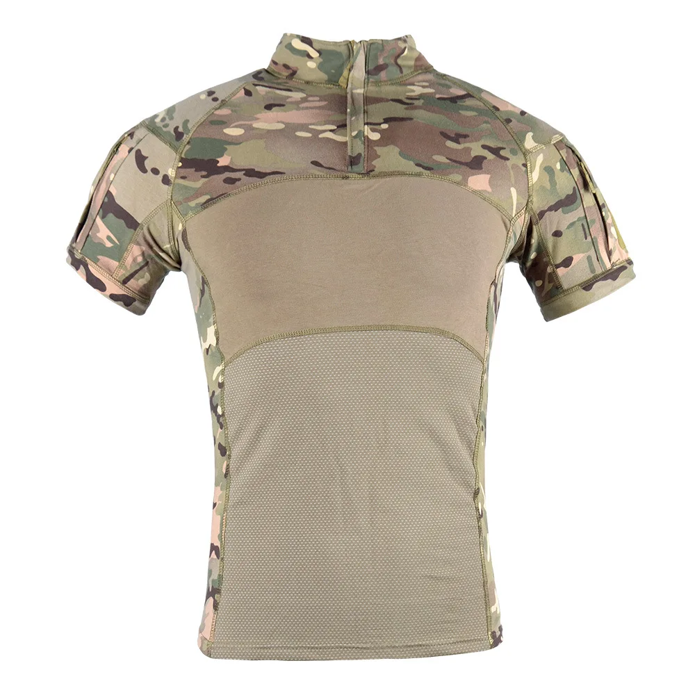 Clothes Men Assault Camouflage Tactical T Shirt Men Short Sleeve US Army Frog Combat T-Shirt Summer Multicam Military Tee Shirts