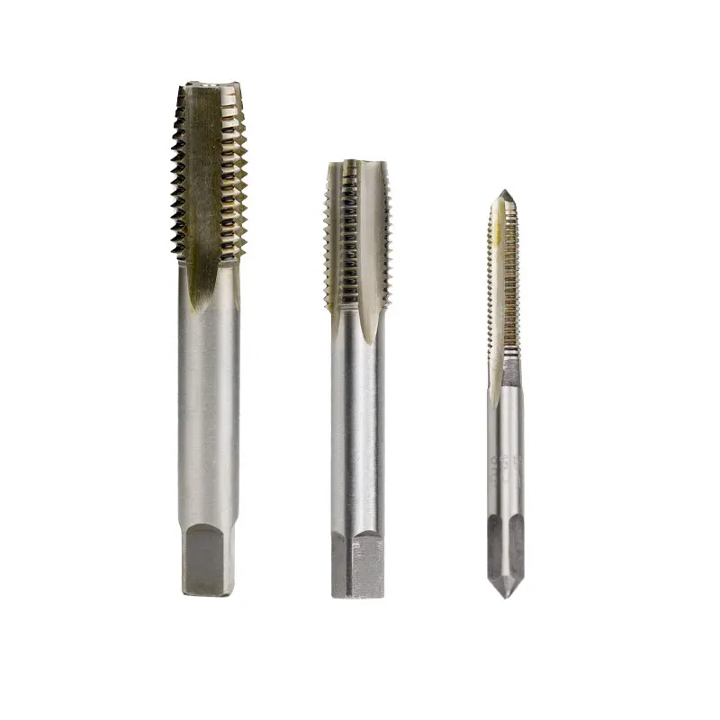 1/5/10pcs high quality Hss Machine Screw Thread Metric Plug Tap Screw Taps M2x0.4/M3x0.5/M10x1.5 HSS Machine Hand Screw Thread