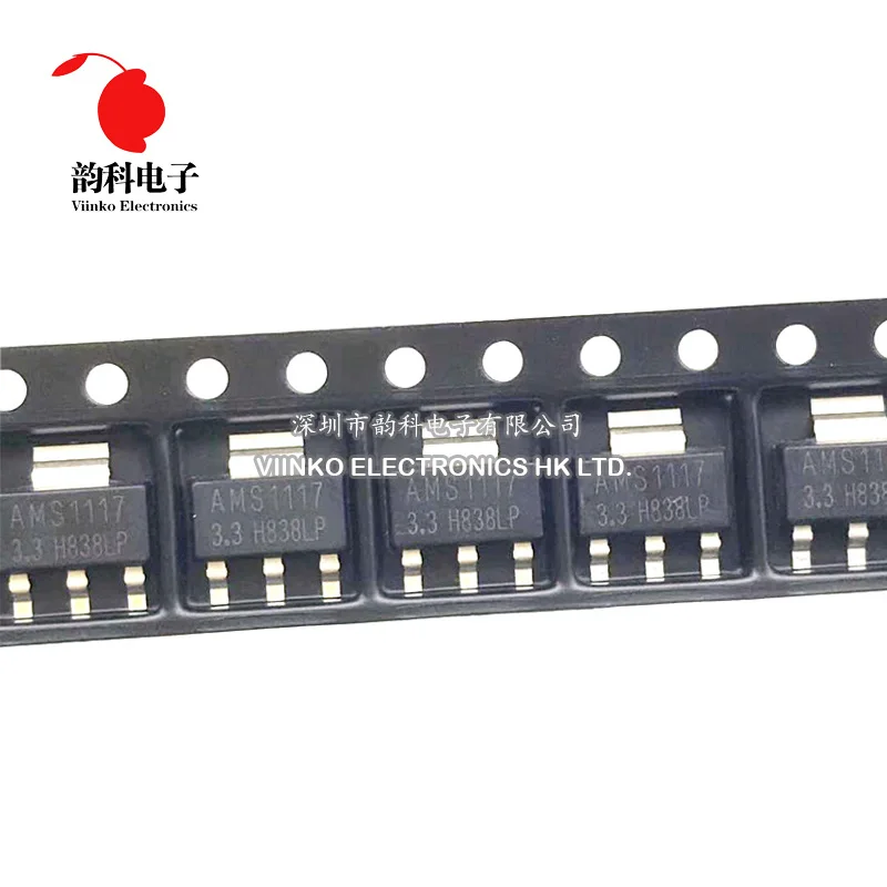 50PCS AMS1117 series AMS1117-3.3V AMS1117-ADJ AMS1117-1.8V AMS1117-1.2V AMS1117-5.0V AMS1117-2.5V AMS1117-3.3 AMS1117-5.0