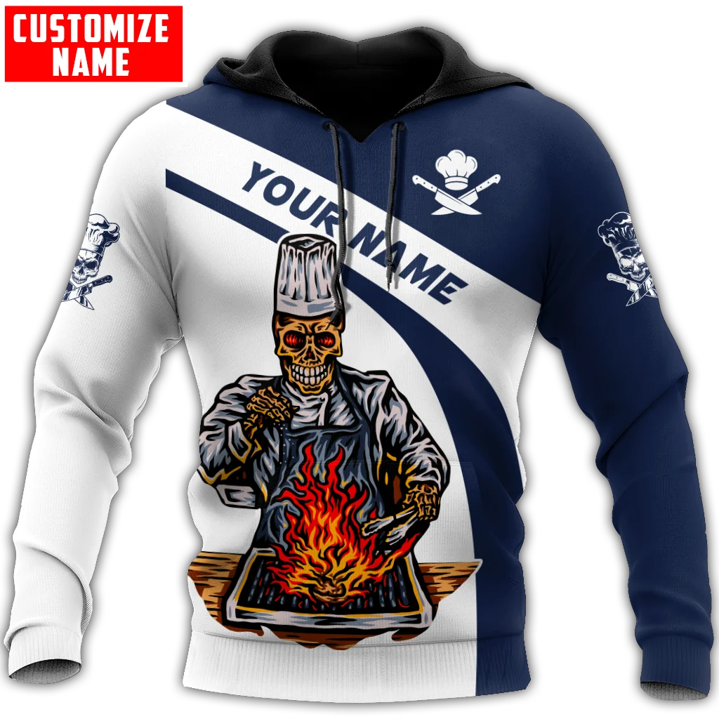 

Customized Name Master Chef 3D full Printed Men Autumn Hoodie Unisex Hooded sweatshirt Streetwear Casual zipper hoodies DK387