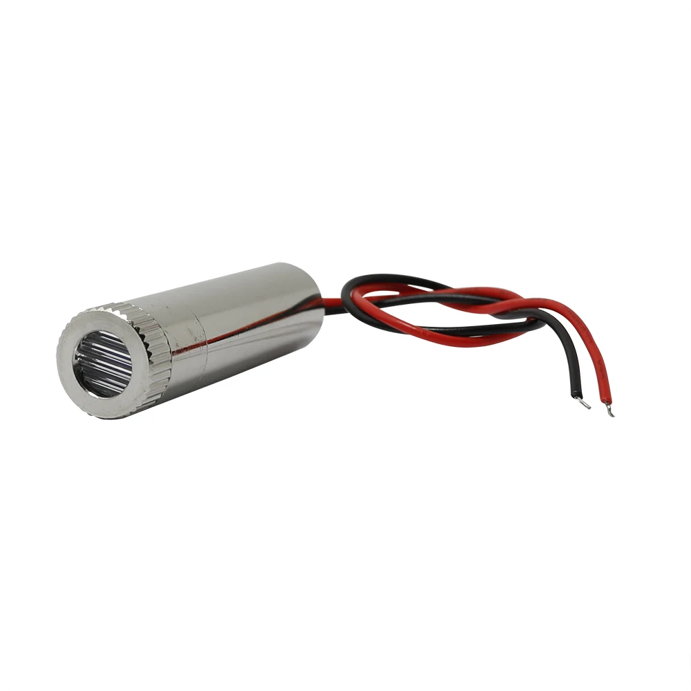 

10mw 650nm Focusable Red Laser Line Module (12x40mm) Laser Lens 200nm-1100nm with Lens Frame M9 and Metal Cap