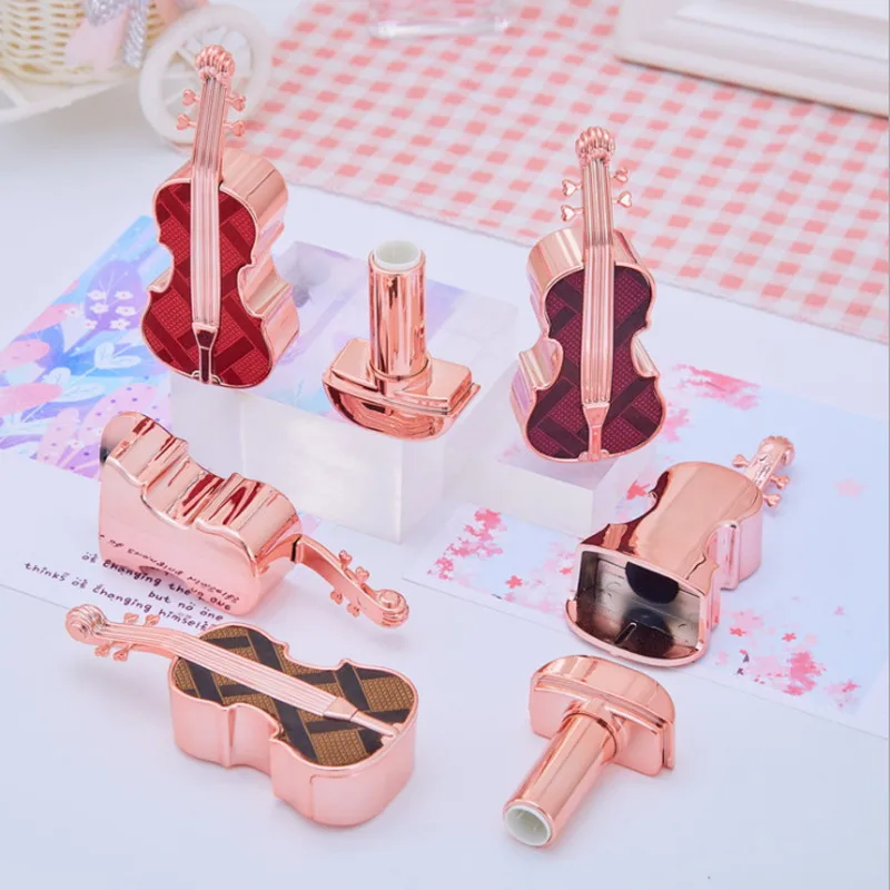 

30/50pcs 12.1mm Violin Empty Lipstick Bottles Containers Lip Stick Bottle Beauty Lipgloss Lipbalm Tubes Cosmetics Packaging