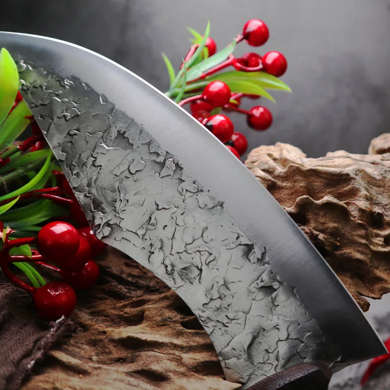 Forging Boning Knife Meat Cleaver Japanese High Carbon Steel Knife Hand-Made Kitchen Chef Knife Butcher Knife Cutter