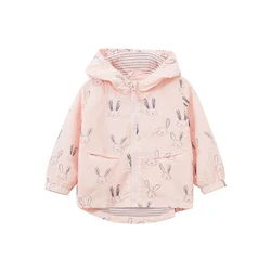 Spring Autunm Cartoon Printed Girls Outerwear Child Clothes Infant Toddler Clothes Kids Hooded Coat For Girls Children's Jacket