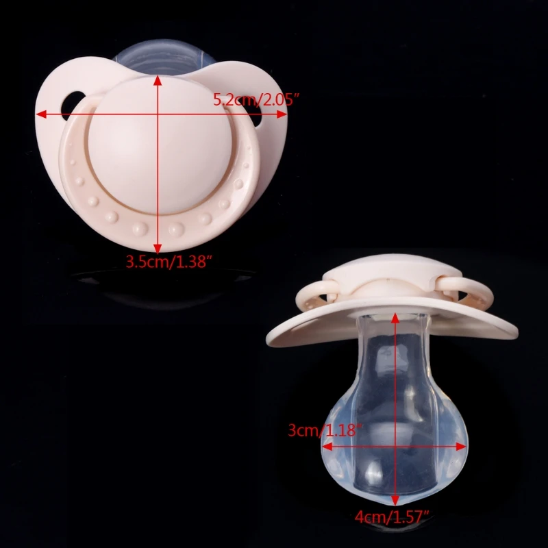 Custom Oversized Food-Grade Silicone Adult Pacifier - Image 3