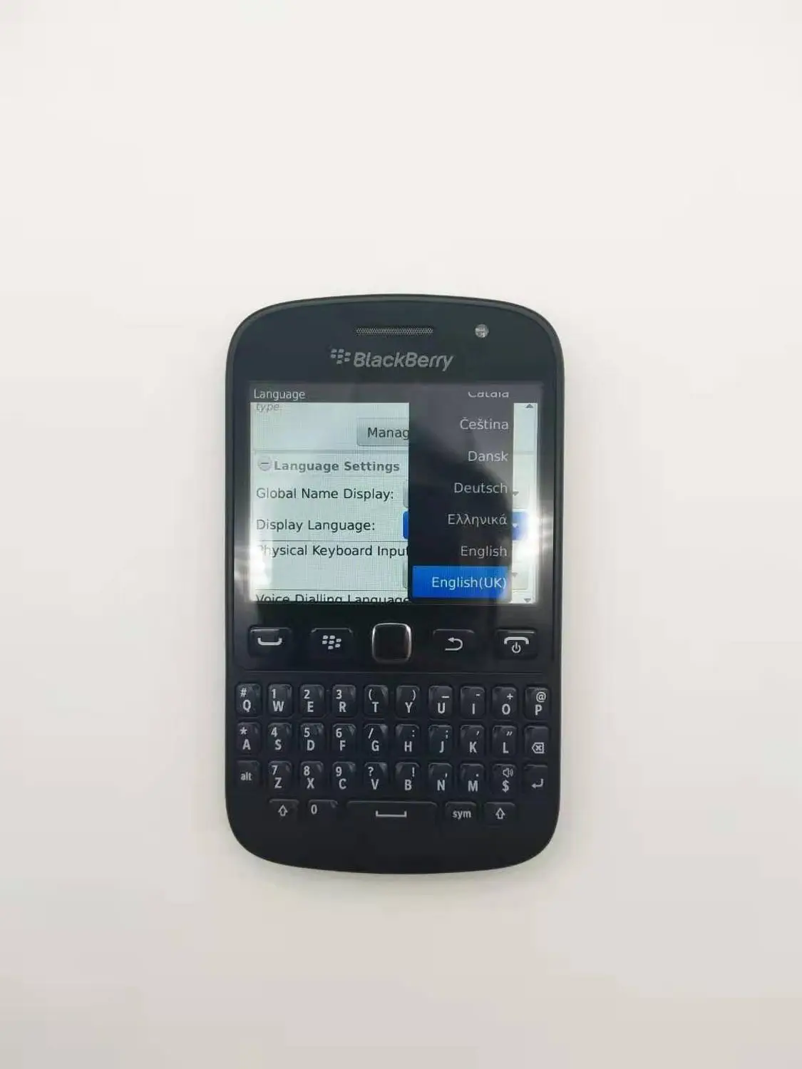 Blackberry 9720 Восстановленный разблокированный оригинальный 9720 QWERTY клавиатура 5MP Поддержка GPS WiFi емкостный экран смартфон Восстановленный