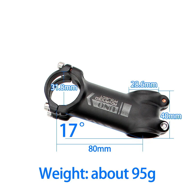 UNO Ultraleicht Bike Stem 7 Grad 31,8mm Kalloy König Stammt AL7050 60 70 80 90 100 110 120 130mm MTB Road Fahrrad Lenker Vorbau