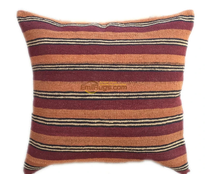 luxury pillow case Kilim Square  Cover Weave Wool Aubusson  Modern Art Fleece  Office