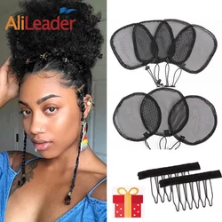 Alileader-peluca Afro Puff para mujer, Accesorio para hacer coletas, malla para el pelo, sin gulled, 1 unidad, S/L