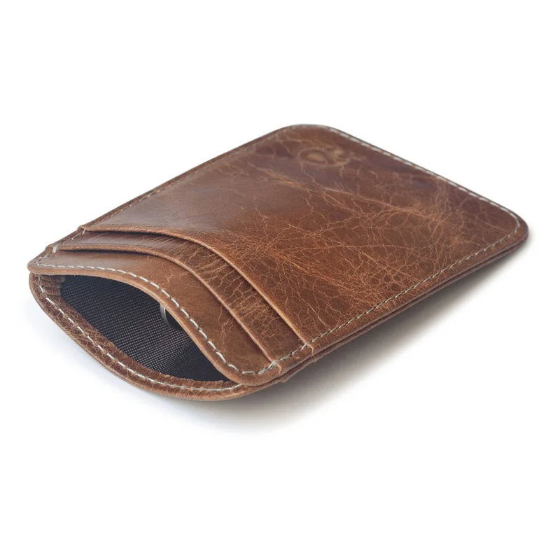 5 Card Holder Genuine Leather Credit Card Holder Porte Carte Bancaire Coe Leather Cardholder Card Case Wallets