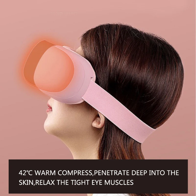 4D Smart Airbag Vibration Eye Massager Eye Care Instrument Hot Compress Bluetooth Eye Fatigue Massage Glasses Electric Eye Care