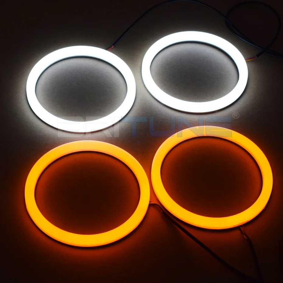 Cotton Light Angel Eyes Tuning For BMW E46 Coupe Convertible 325ci 330ci Xenon Lens Headlight Turn Signal DRL Halo Car Accessory