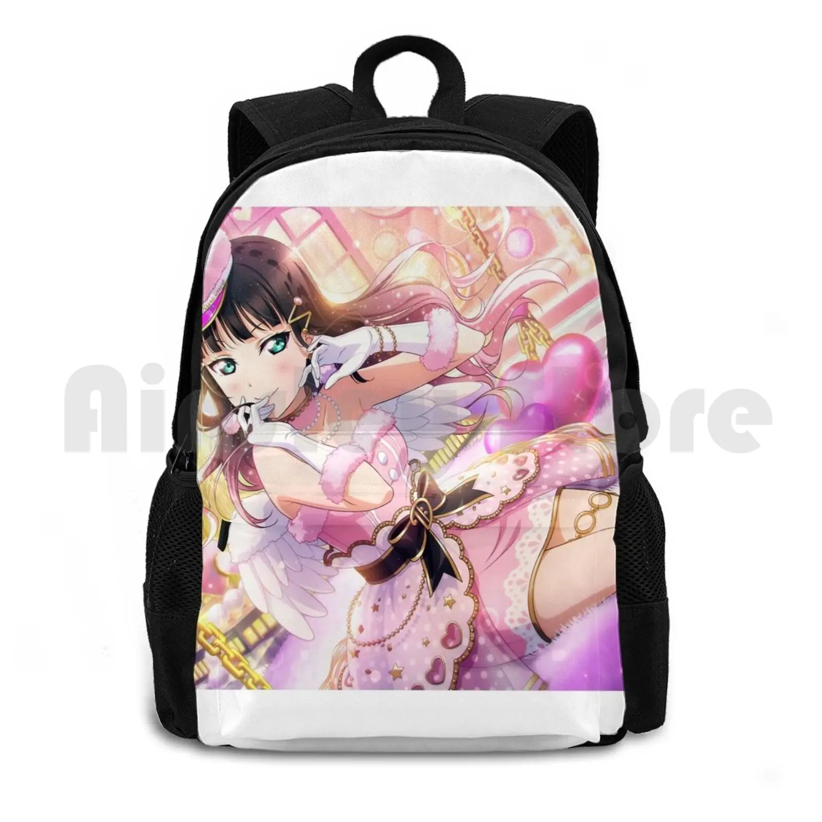 

Luxury Pink Dia Kurosawa Outdoor Hiking Backpack Riding Climbing Sports Bag Dia Kurosawa Luxury Pink Llsifas Love Live Anime