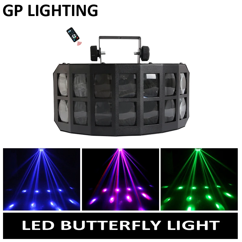 

RGBW colorful led butterly light with remoter control for professional stage disco dj nnightclub