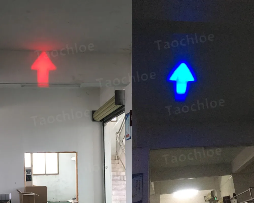 1pcs forklift Blue arrow Red Arrow Spot beam LED Arrow Light for Material Handling Safety Light 3w 10-80v DC led warning lights