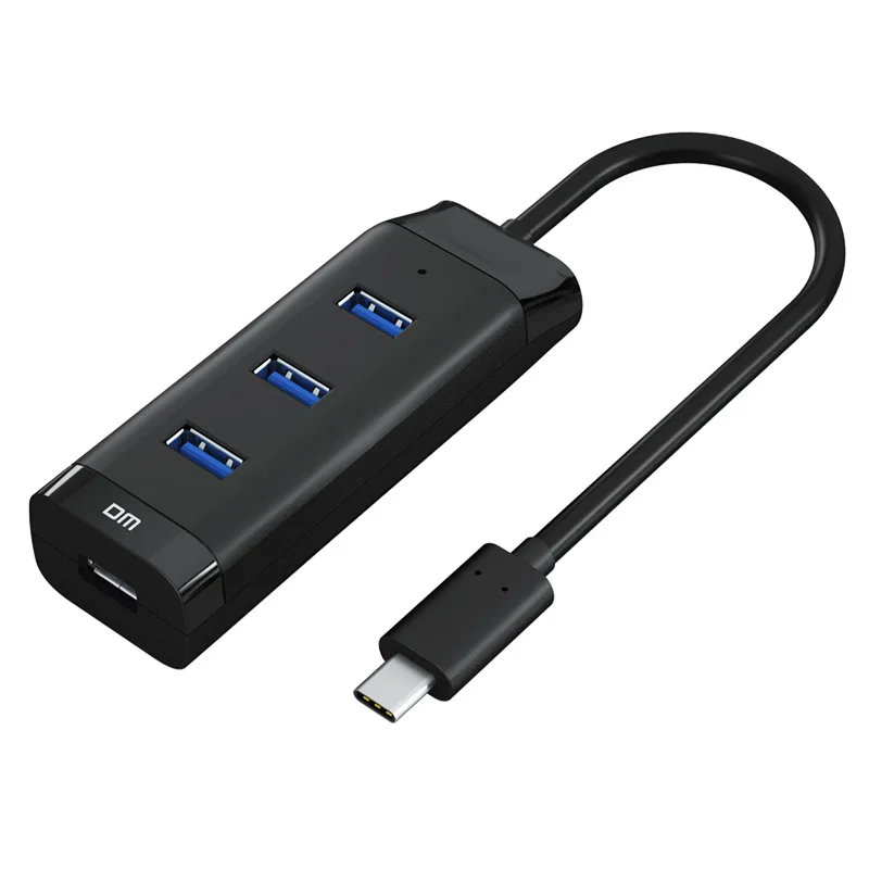 High Speed 4 Port USB 3.0 CHB037 Portable Compact Hub Adapter For PC Laptop Computer Hgih Quanlity with 120cm cable