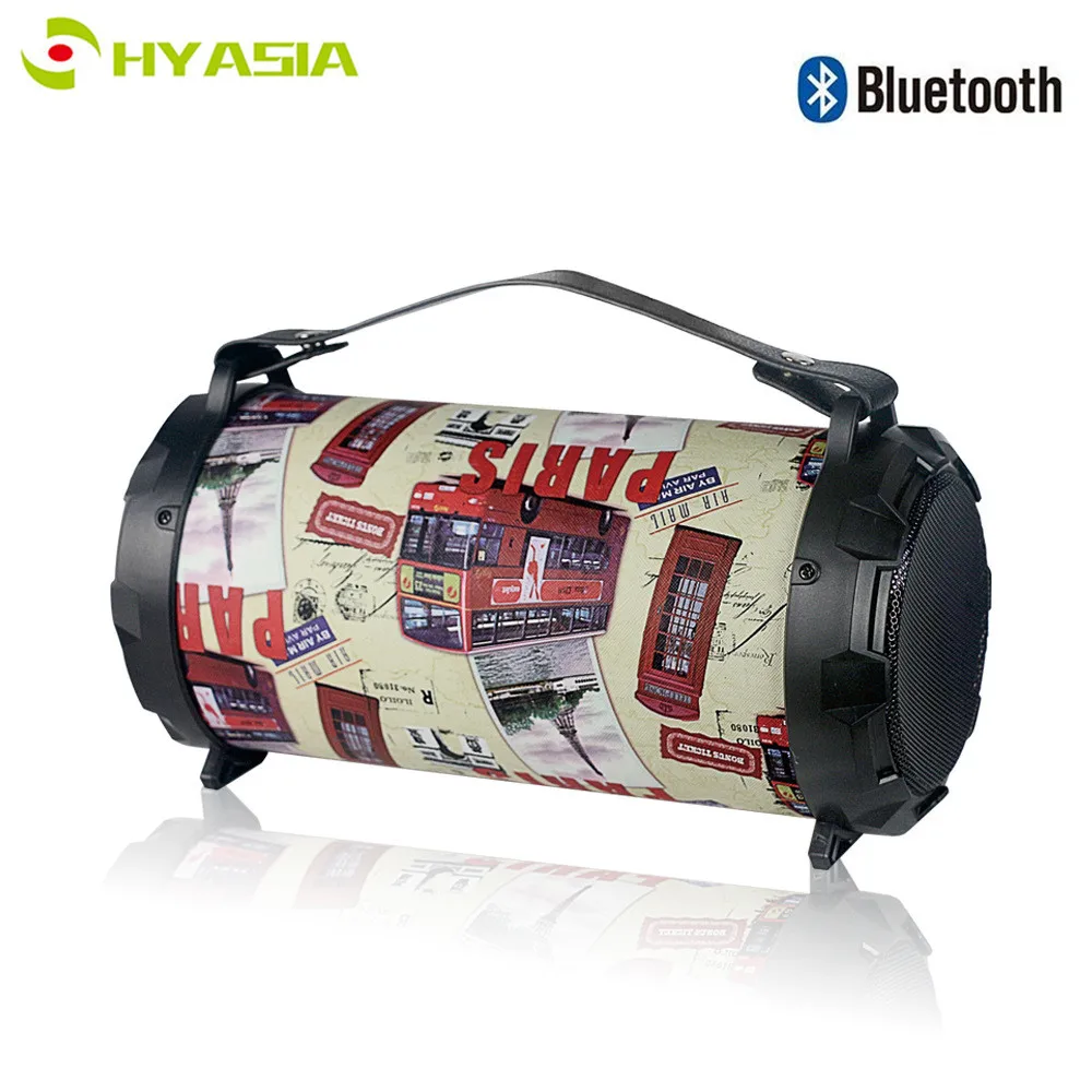 

HYASIA Portable Speaker Column Bluetooth Soundbar Subwoofer Loudspeaker FM Radio TF AUX System Music Soundbox Computer Move KTV