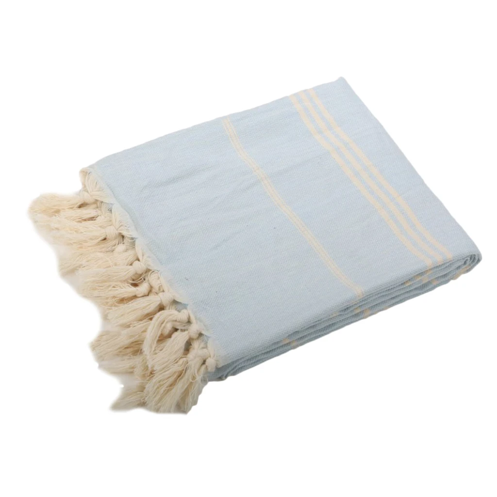 Cotton Fouta Turkish Towel Beach Spa Bath Towel Pestemal 180x100cm