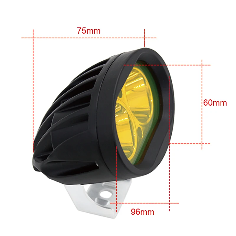 SUNKIA Motorcycle LED Headlight Bicycle Work Lamp Off Road Projector Light ATV4WD Car Driving Fog Auxiliary Lamp Decorative Lamp