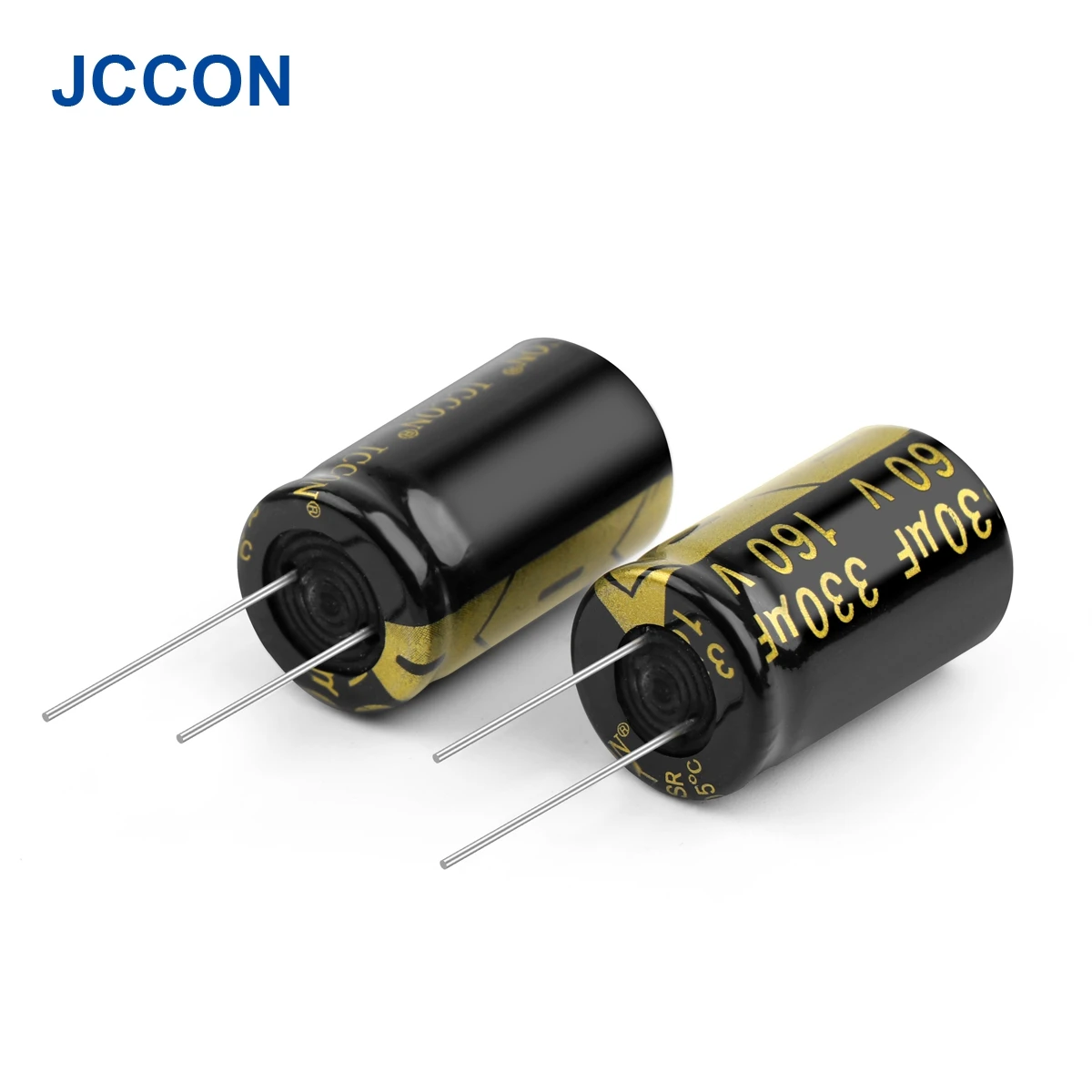 10Pcs JCCON Aluminum Electrolytic Capacitor 160V330UF 18x30 High Frequency Low ESR Low Resistance Capacitors 330UF