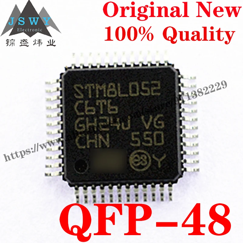 STM8L052C6T6 STM8L151K4T6 STM8L152R8T6 Semiconductor 8-bit microcontroller -MCU Chip Use for module arduino nano uno Free Ship