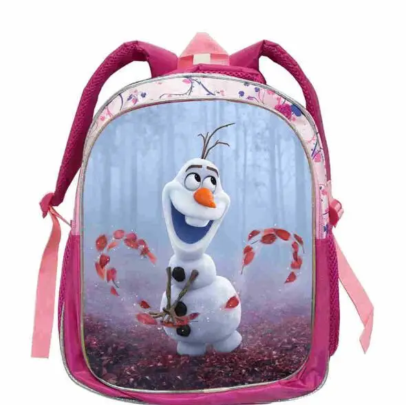 Disney Frozen 2 Character backpack Children\'s school Bagpack Elsa & Anna Princess Schoolbag for girls pupil mochila escolar