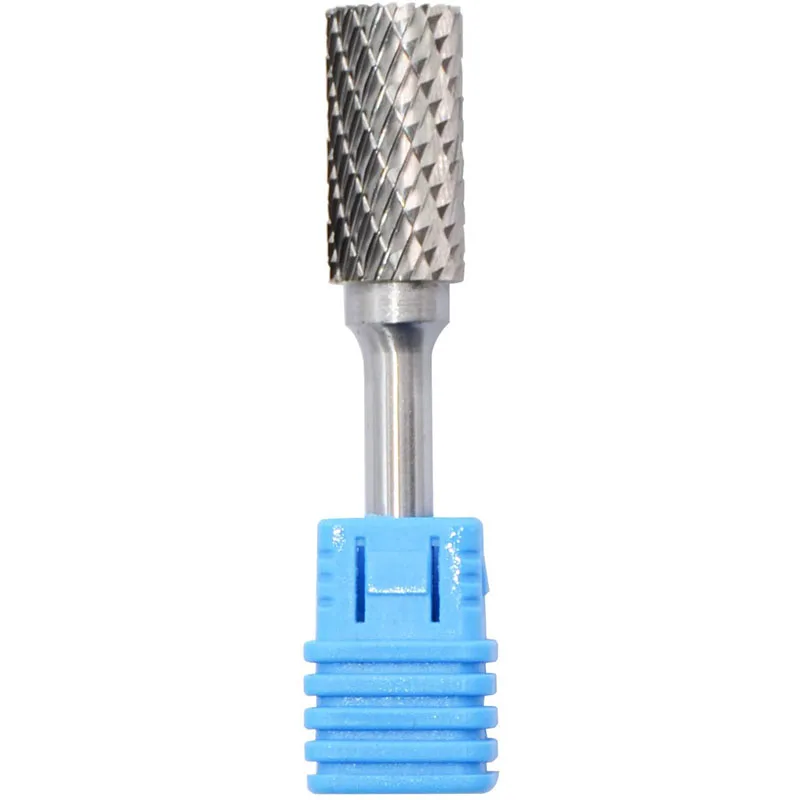 

SB-5 Tungsten Carbide Burr Rotary File Cylinder Shape Double Cut with 1/4''Shank for Die Grinder Drill Bit