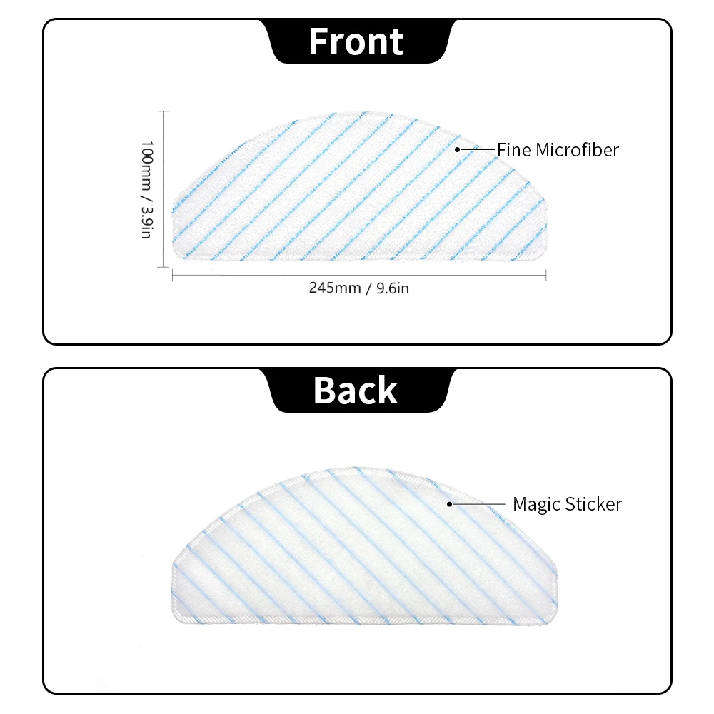 Filtro principal escova lateral mop saco de pó compatível com ecovacs deebot ozmo t8 aivi/t8 max/t9 aivi/t9max peças aspirador pó