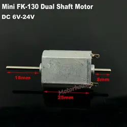 Mabuchi Mini FF-130 FK-130 DC Motor 12V 18V 24V 19200rpm High Speed Micro 15mm*20mm Electric Motor Engine Dual 2mm shaft