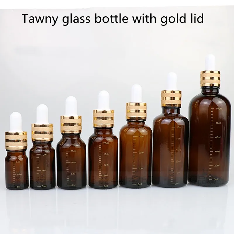 

Dropper Bottles with Scale 5ml-100ml Reagent Eye Drop Amber Glass Aromatherapy Liquid Essential oil Pipette Bottles Refillable