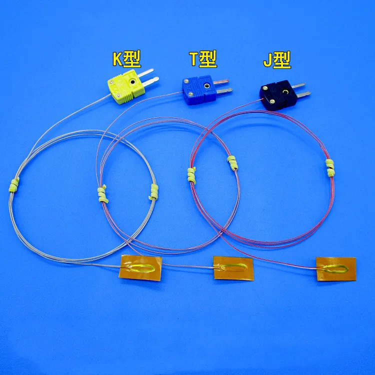 

Temperature Thermocouple Surface Paste SMD Thermocouple K type T type J type THERMO-COUPLE WIRE Slice Temperature Sensor Probe