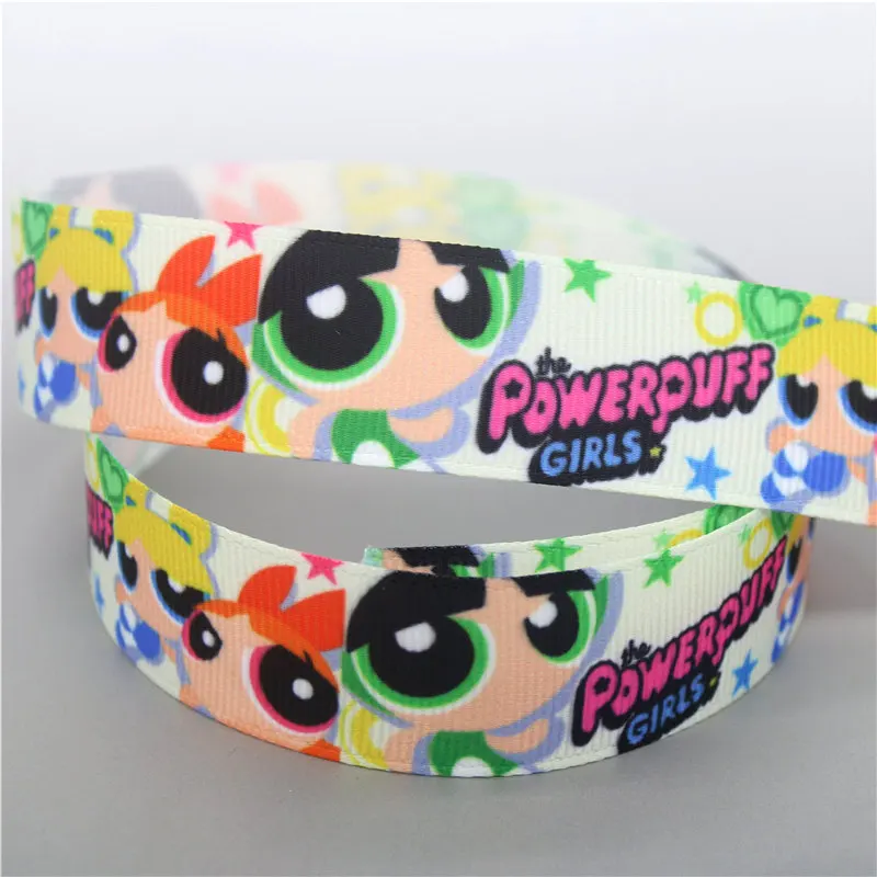 DUWES 50yards cartoon Printed Grosgrain Ribbon Accessory Hairbow Headwear Decoration DIY Wholesale OEM D1250