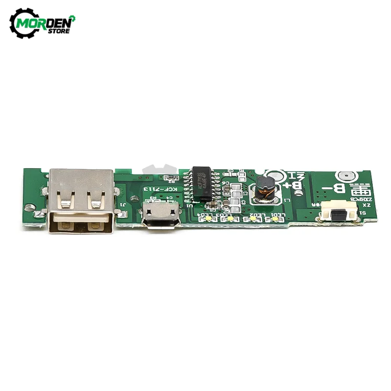 DC 5V 1A 2A Mobile Power Bank Charger Control Board Micro USB Polymer Lithium Battery Charging Board Step Up Boost Module