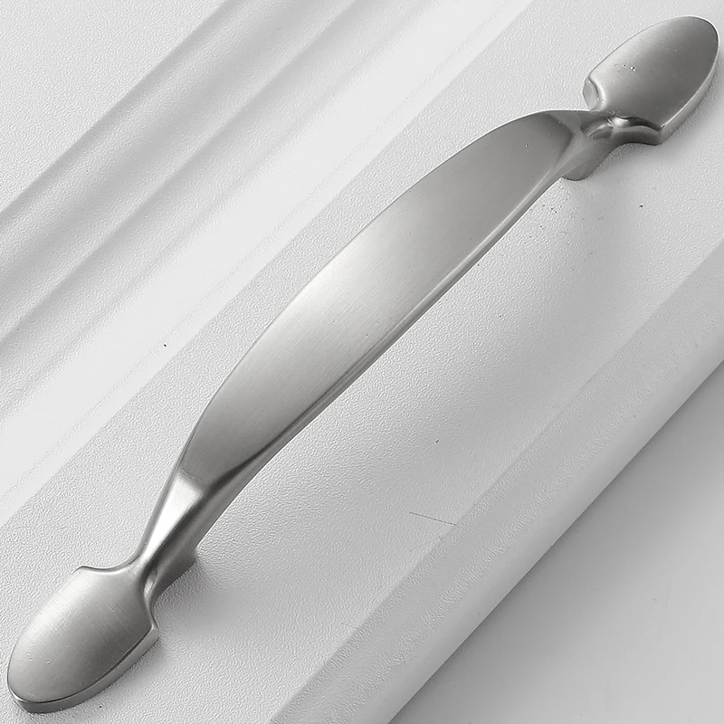 YUTOKO Schrankgriffe, Zinklegierung, moderne silberne Türgriffe, elegante Schubladengriffe, Knöpfe, Küchenmöbelgriff, Hardware 791 – Detail 10
