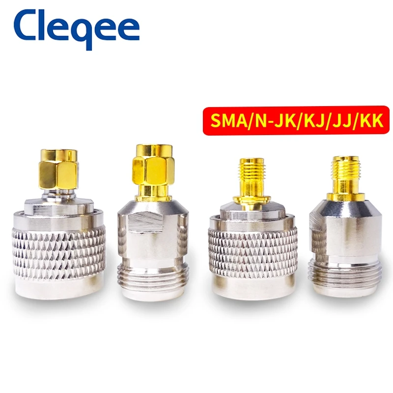 JXSINONE 4 шт., переходник SMA к N, штекер SMA, гнездовой разъем RF, тестовый преобразователь, быстрая доставка