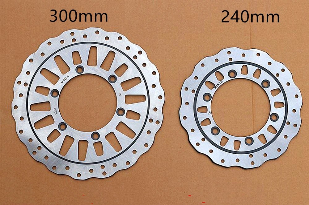 New 300mm/240mm motorcycle brake rotor for DD300E-6C DD350E-6C DD350G Front and rear brake discs