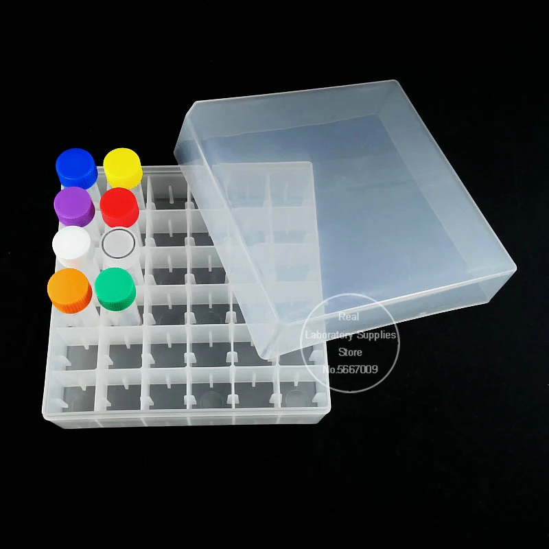 4pcs/lot 5ml 36holes Plastic frozen tube box lab Cryo tube storage rack freezing tube holder for experiment