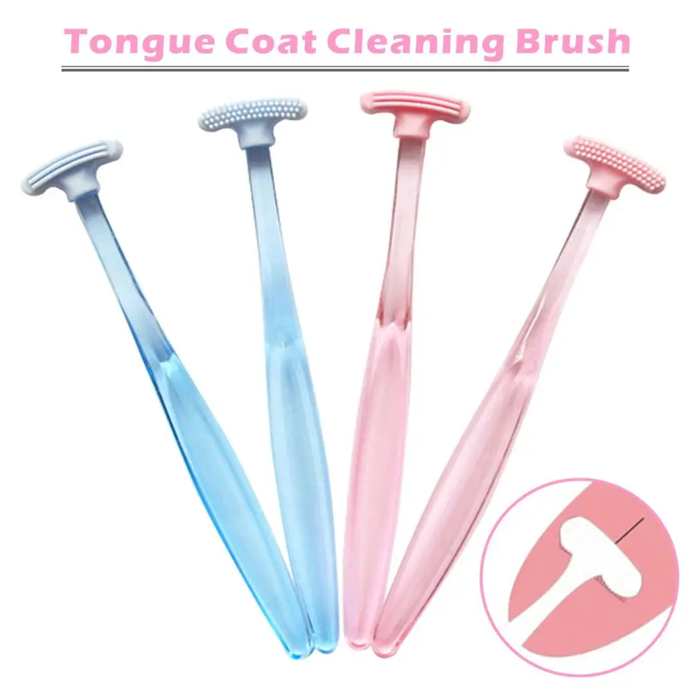 Cepillo de silicona suave para limpiar la superficie de la lengua, cepillos de limpieza Oral, raspador de lengua, limpiador de aliento fresco para la salud
