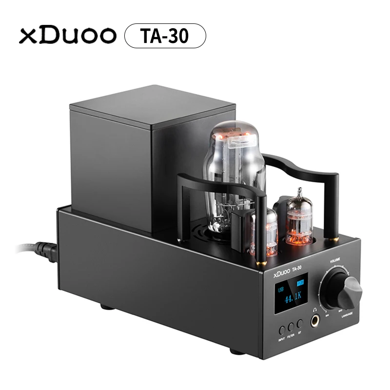 

Xduoo TA-30 ES9038Q2M Bluetooth 5.0 DAC High Performance Tube Rectification Headphone Amplifier DSD512 PCM 32Bit/768kHz 3000mW