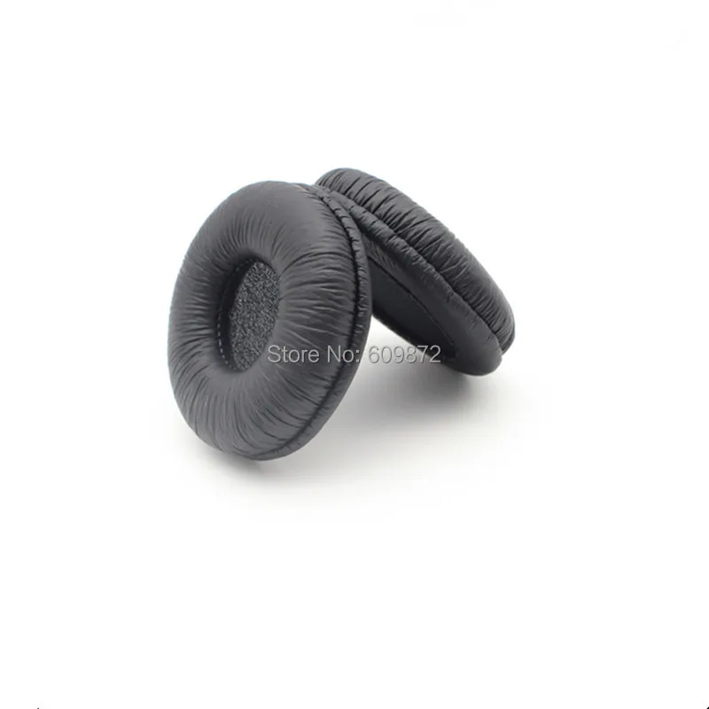 60mm Leatherette Ear Cushions Soft Sponge headphone Ear Pads Durable Earpads for ATH-ES55 Sony MDR-PQ3