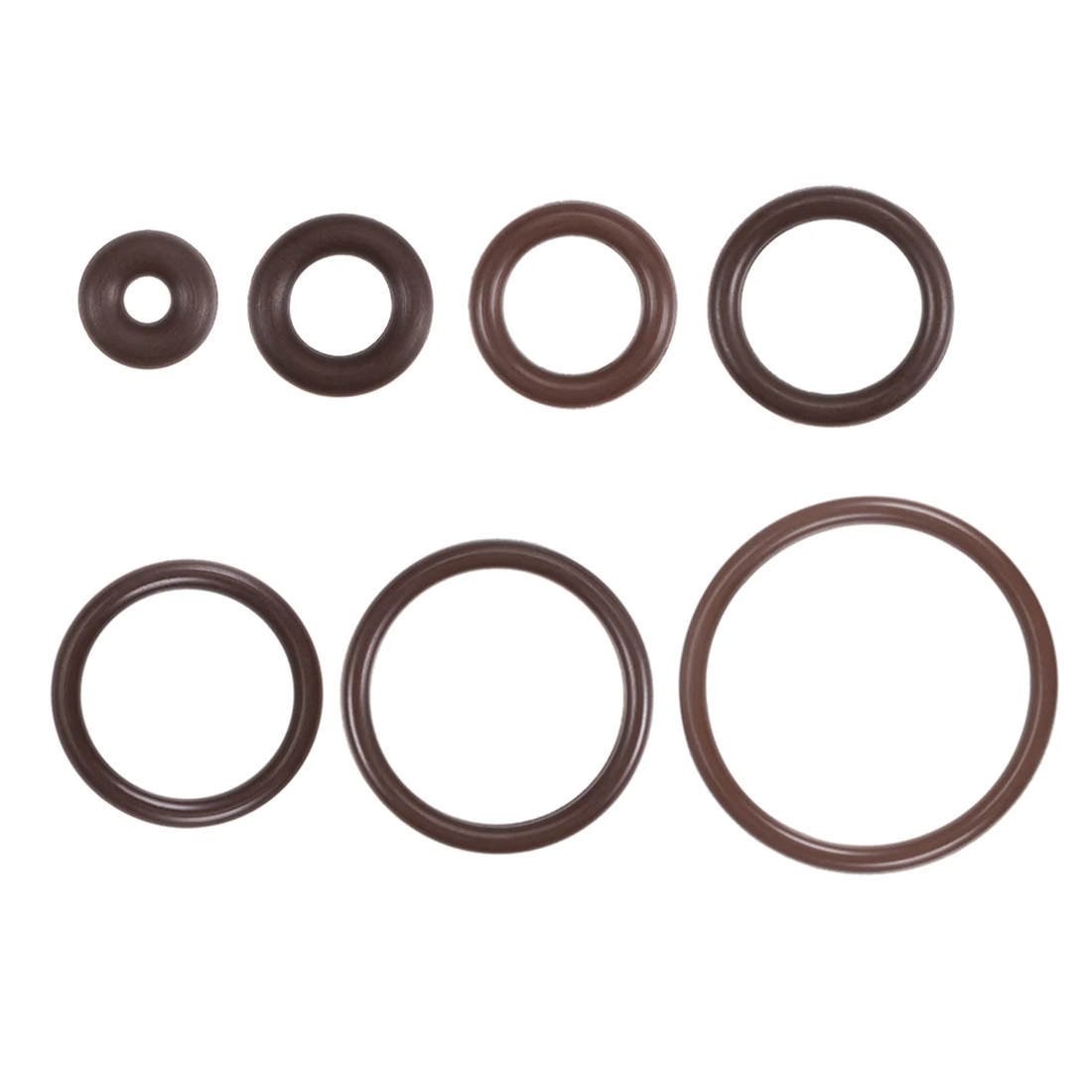 

uxcell 10Pcs Fluorine Rubber O-Rings OD ID 2mm Width FKM Seal Gasket Brown for Pressure Washer Filter Pump Water Hose etc.