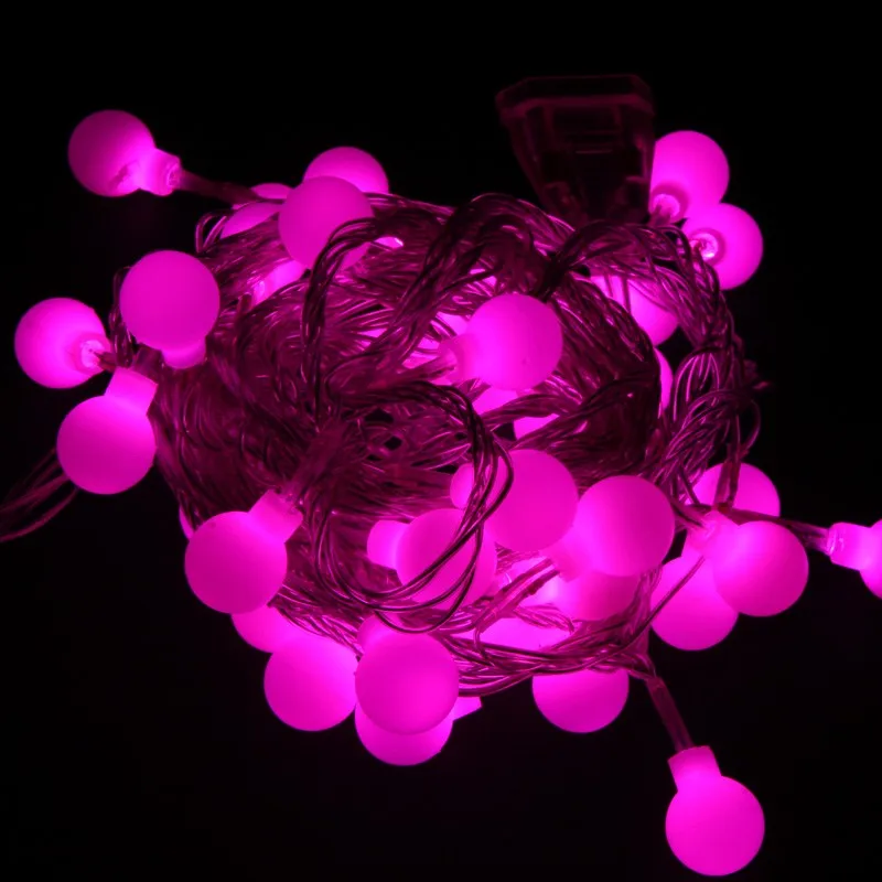 LED String Light 50 LED 5M Pink Drop shipping