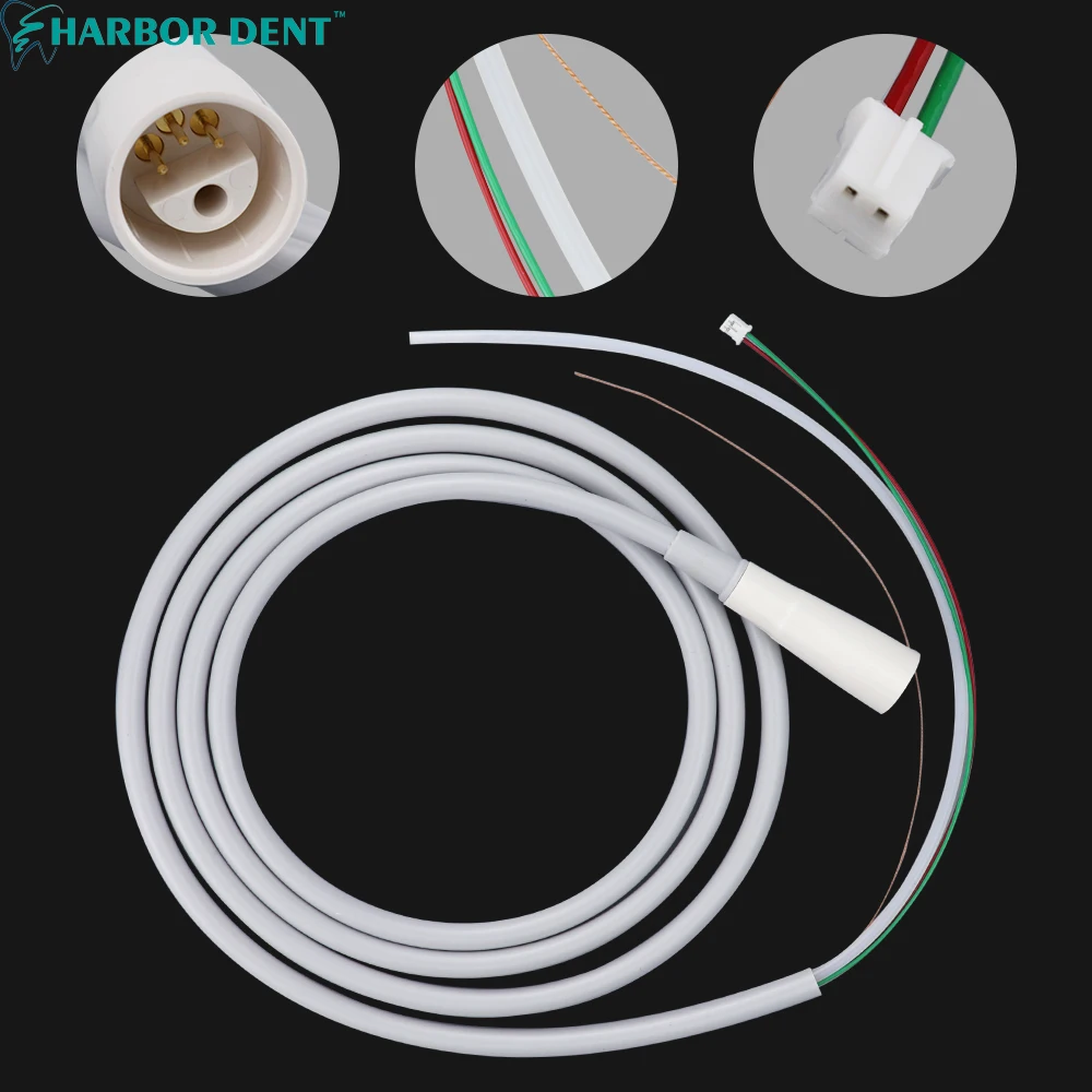 1Pc Dental Ultrasonic Scaler Cable Pipe Hose Fit DTE Satelec EMS Woodpecker Plug-in Dentist Scaler Detachable Cable Tube