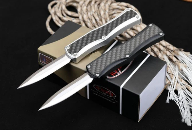 HERA outdoor travel tactical knife D2 steel Carbon fiber + aluminum handle outdoor camping EDC tool kitchen utility pocket knife